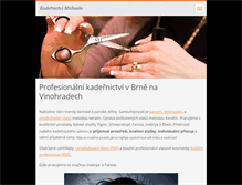 Tablet Screenshot of brno-kadernictvi.eu